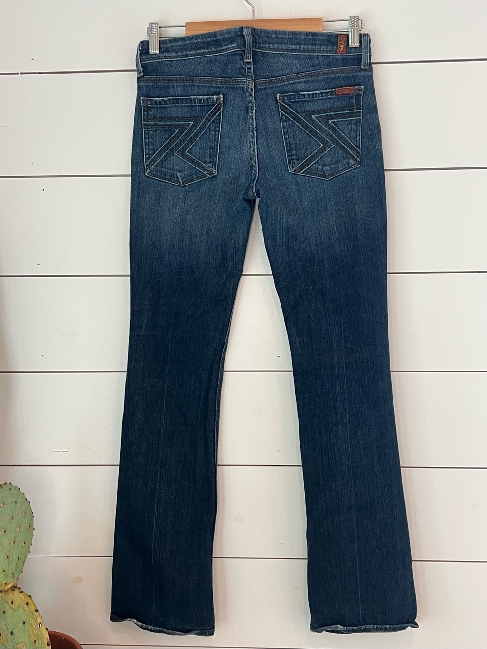 7 For All Mankind Flynt Women's Jeans western size 28 - Picture 3 of 6